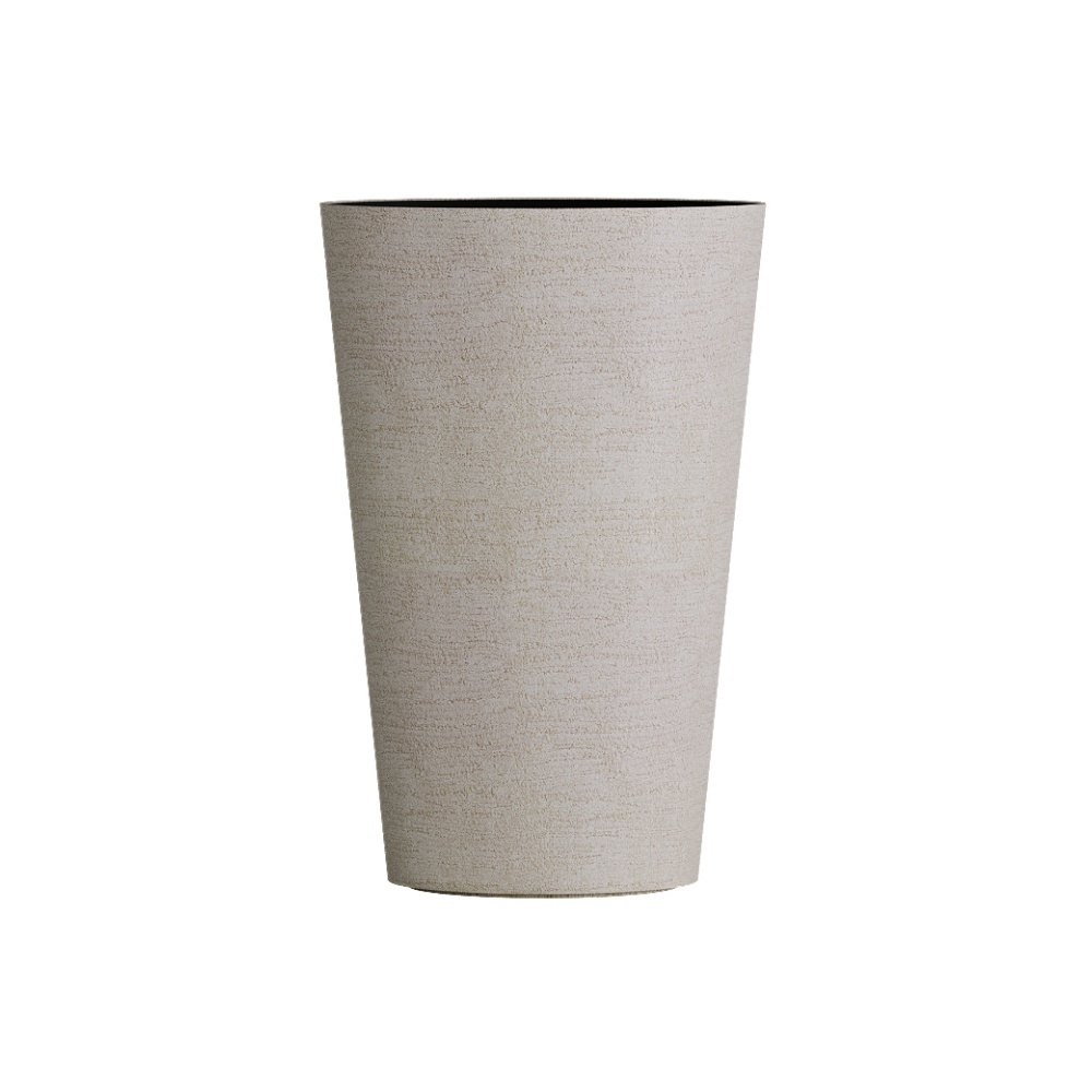Кашпо CONCRETIKA CRATER EROSIA YELLOW D60H90