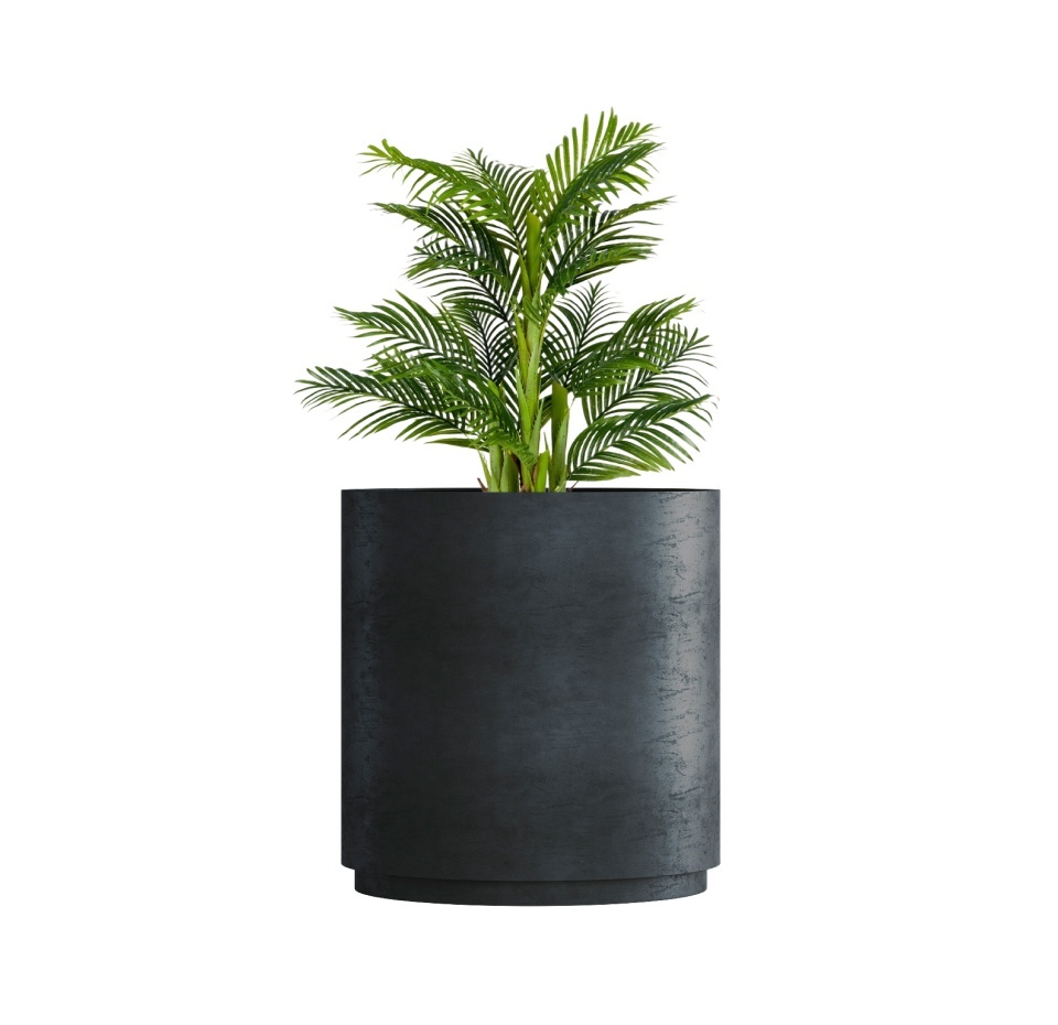 Кашпо CONCRETIKA CYLINDER XL ANTHRACITE D100H105