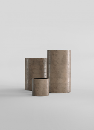 Кашпо CONCRETIKA CYLINDER SMOKEY GREY D40H40