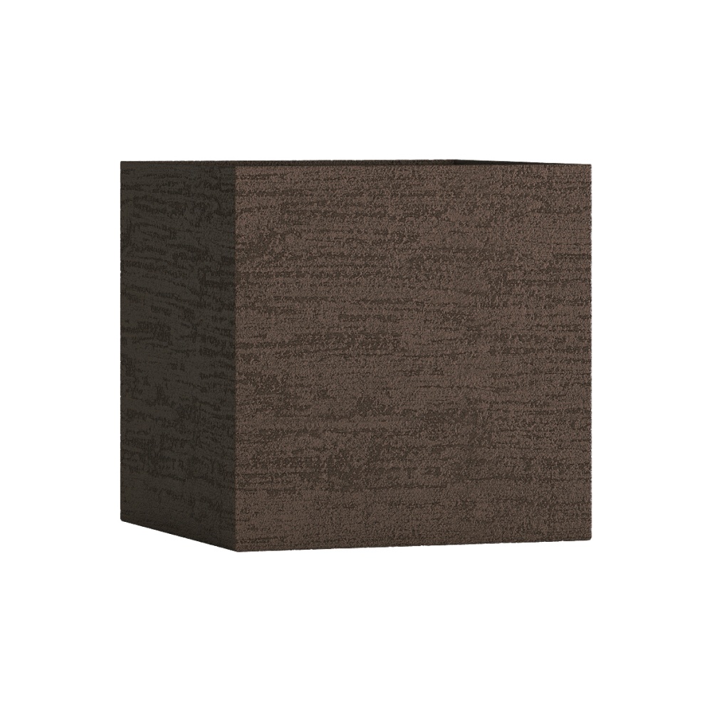 Кашпо CONCRETIKA CUBE EROSIA BROWN 90x90x90