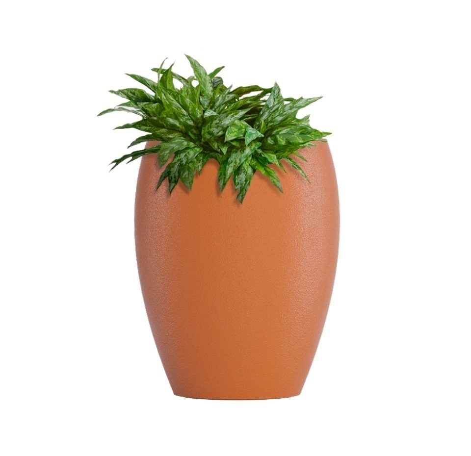 Кашпо CONCRETIKA OVAL CARROT D30H41