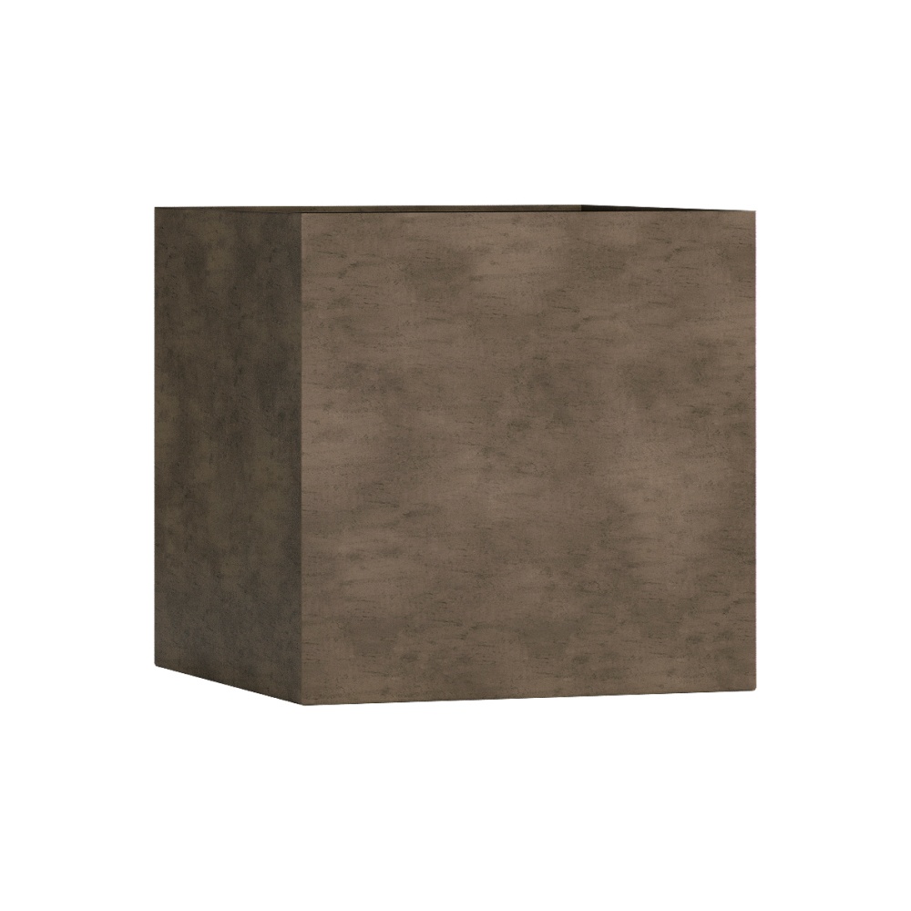 Кашпо CONCRETIKA CUBE SMOKEY GREY 90x90x90