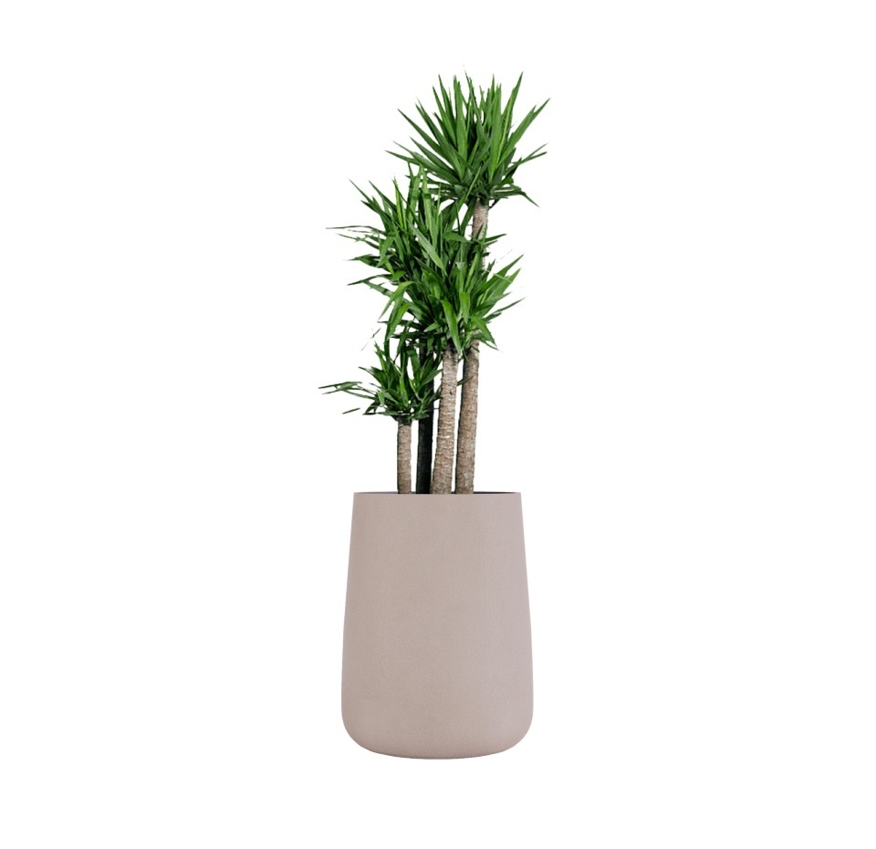 Кашпо CONCRETIKA CONE COCOA D38H60