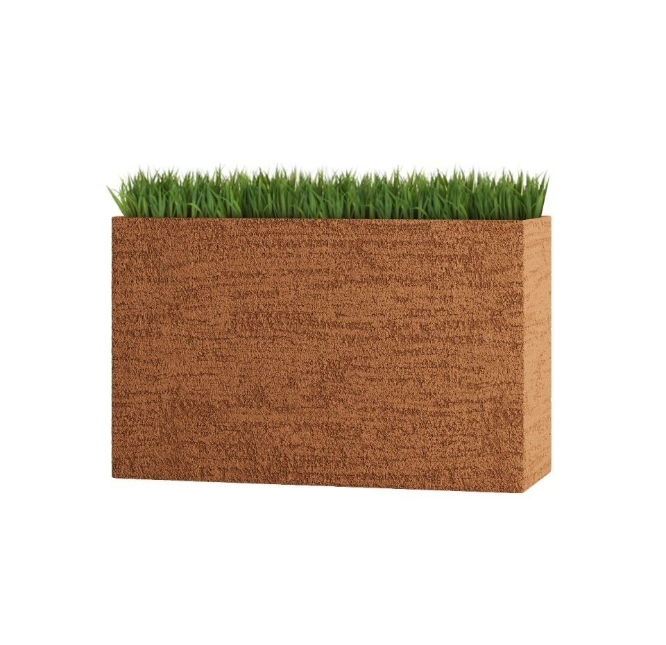 Кашпо CONCRETIKA DIVIDER EROSIA OCHRE 80x30x50