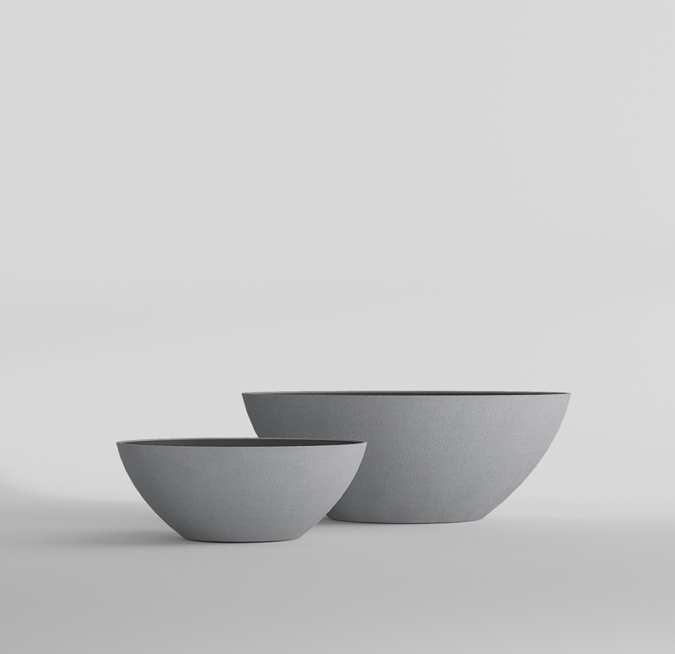 Кашпо CONCRETIKA BONSAY LONDON GREY D50H19