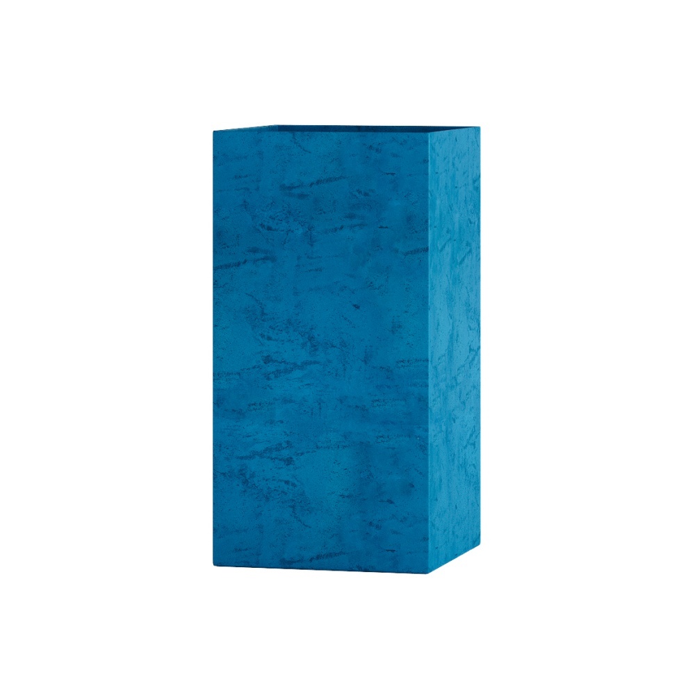 Кашпо CONCRETIKA COLONNA COBALT BLUE 40x40x80