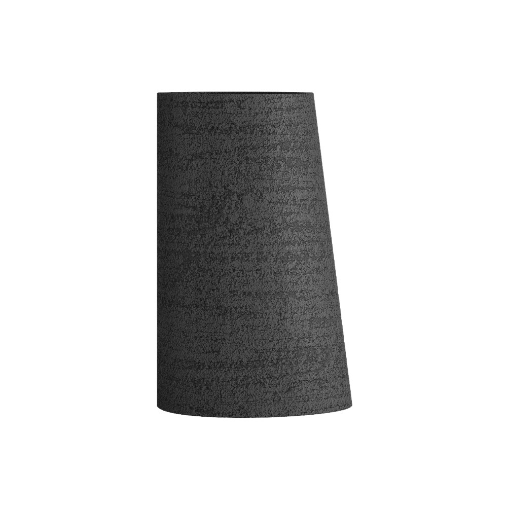 Кашпо CONCRETIKA DUET EROSIA BLACK D41H82
