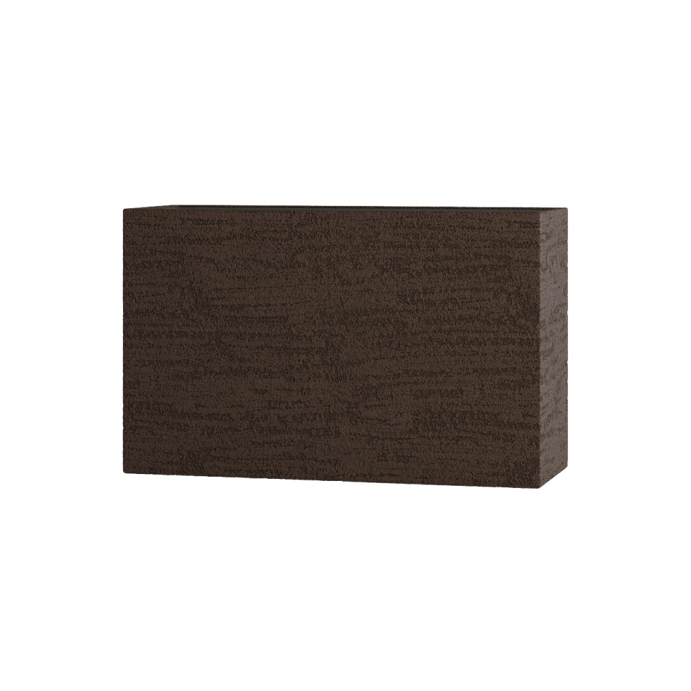 Кашпо CONCRETIKA DIVIDER EROSIA BROWN 80x30x50