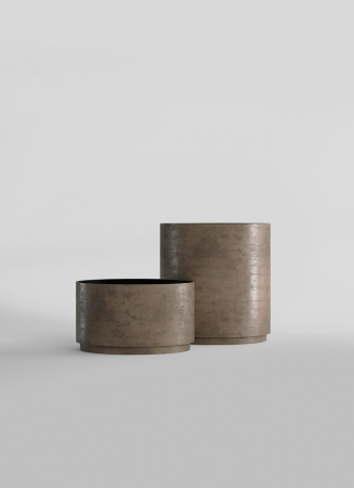 Кашпо CONCRETIKA CYLINDER XL SMOKEY GREY D70H45