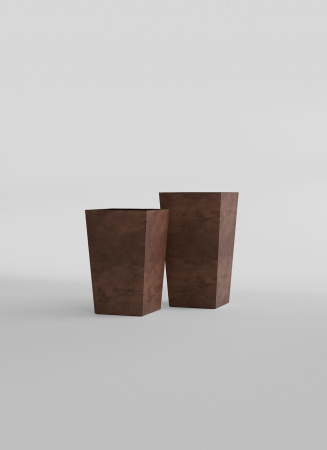 Кашпо CONCRETIKA CONIC COFFEE 30x30x50