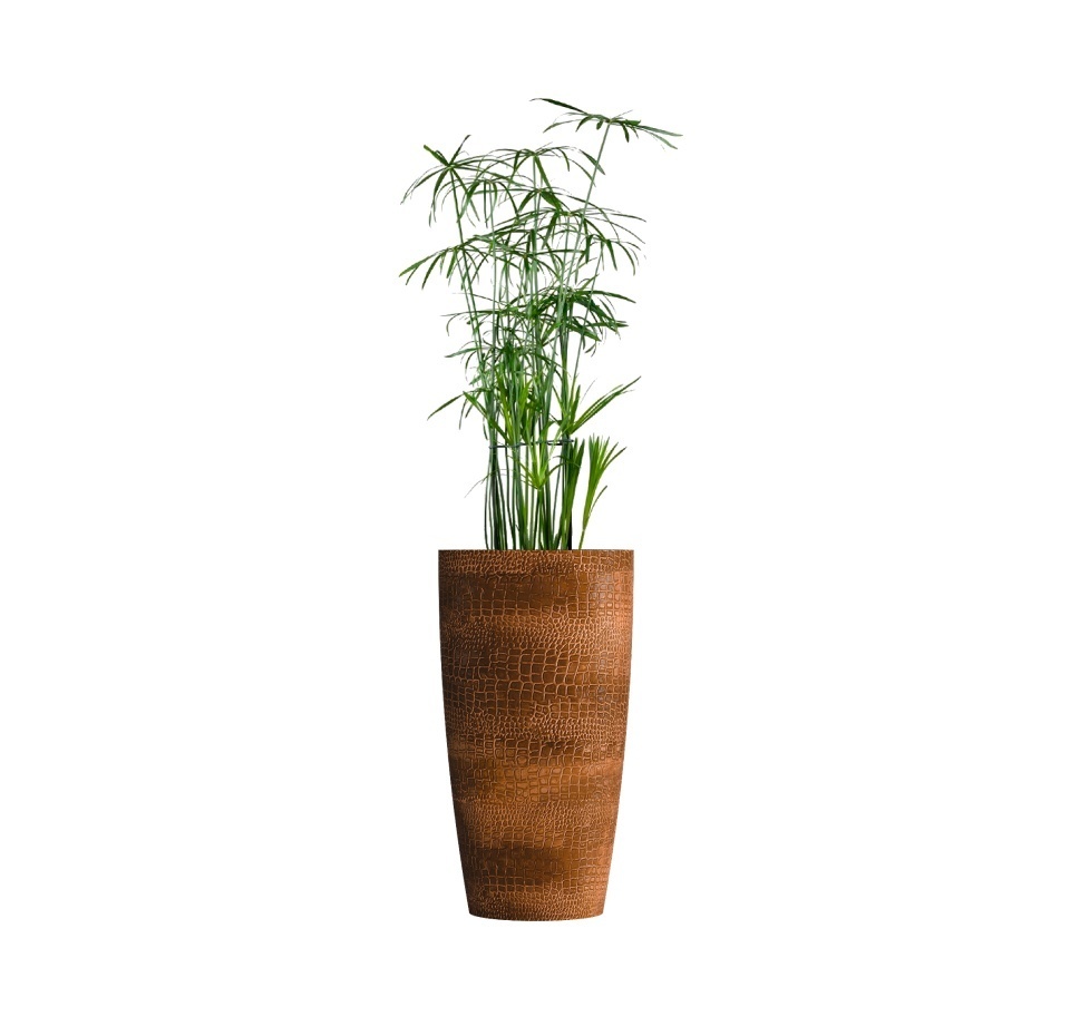 Кашпо CONCRETIKA CONUS CAYMAN BROWN D40H80