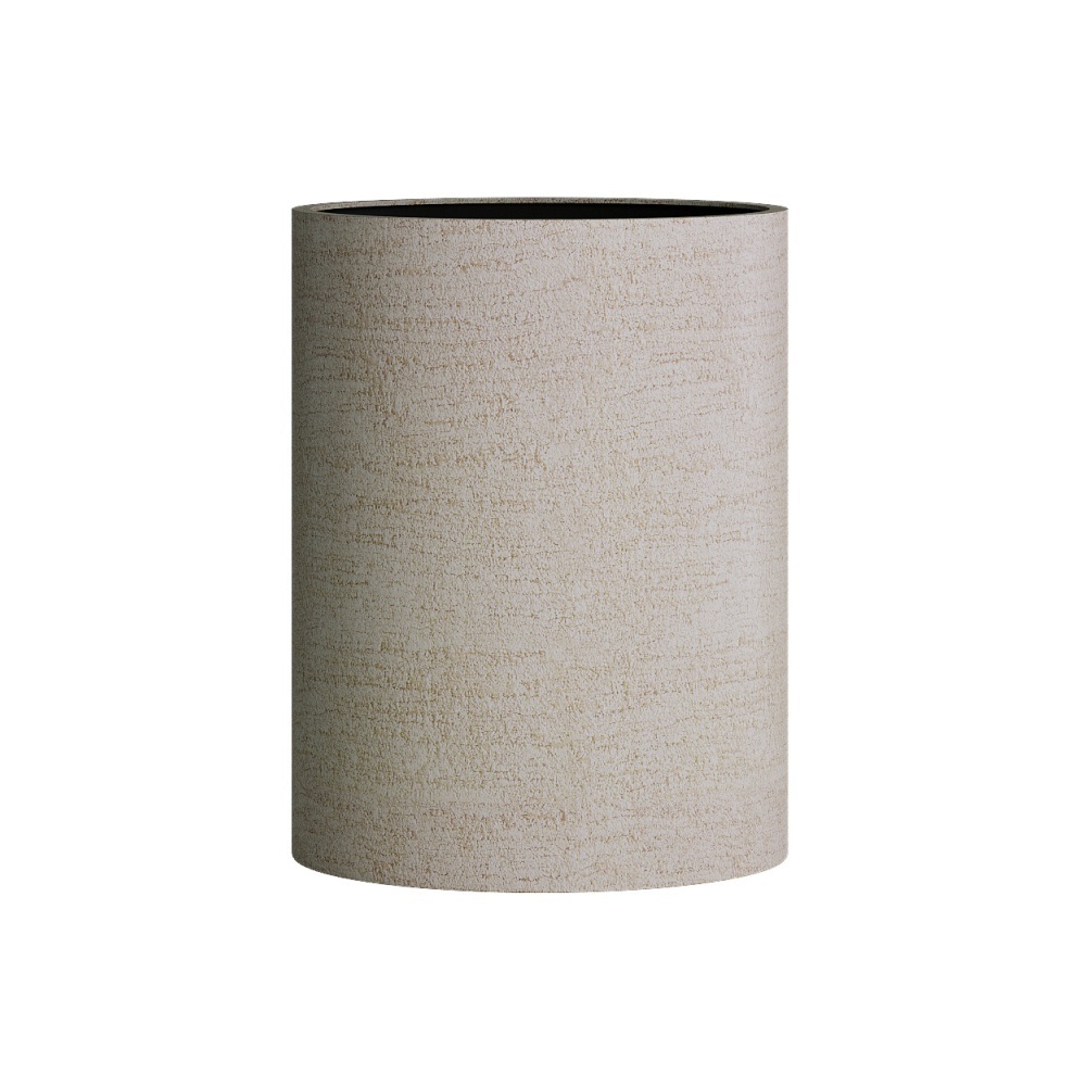 Кашпо CONCRETIKA CYLINDER EROSIA YELLOW D50H65