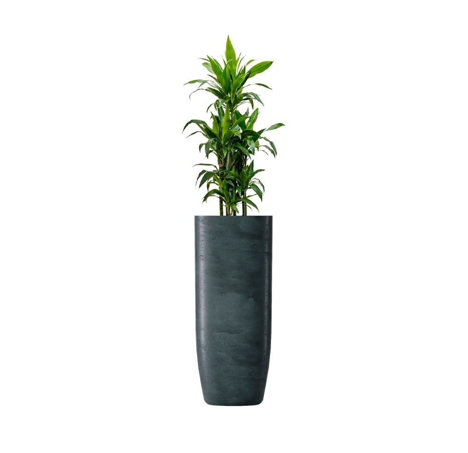 Кашпо CONCRETIKA YAR OCEAN GREEN D46H110