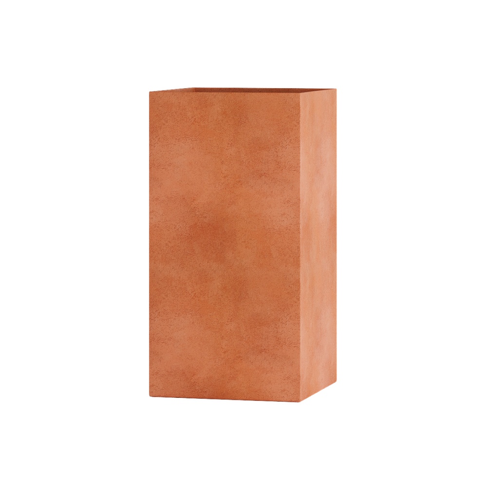 Кашпо CONCRETIKA COLONNA RED CLAY 40x40x80