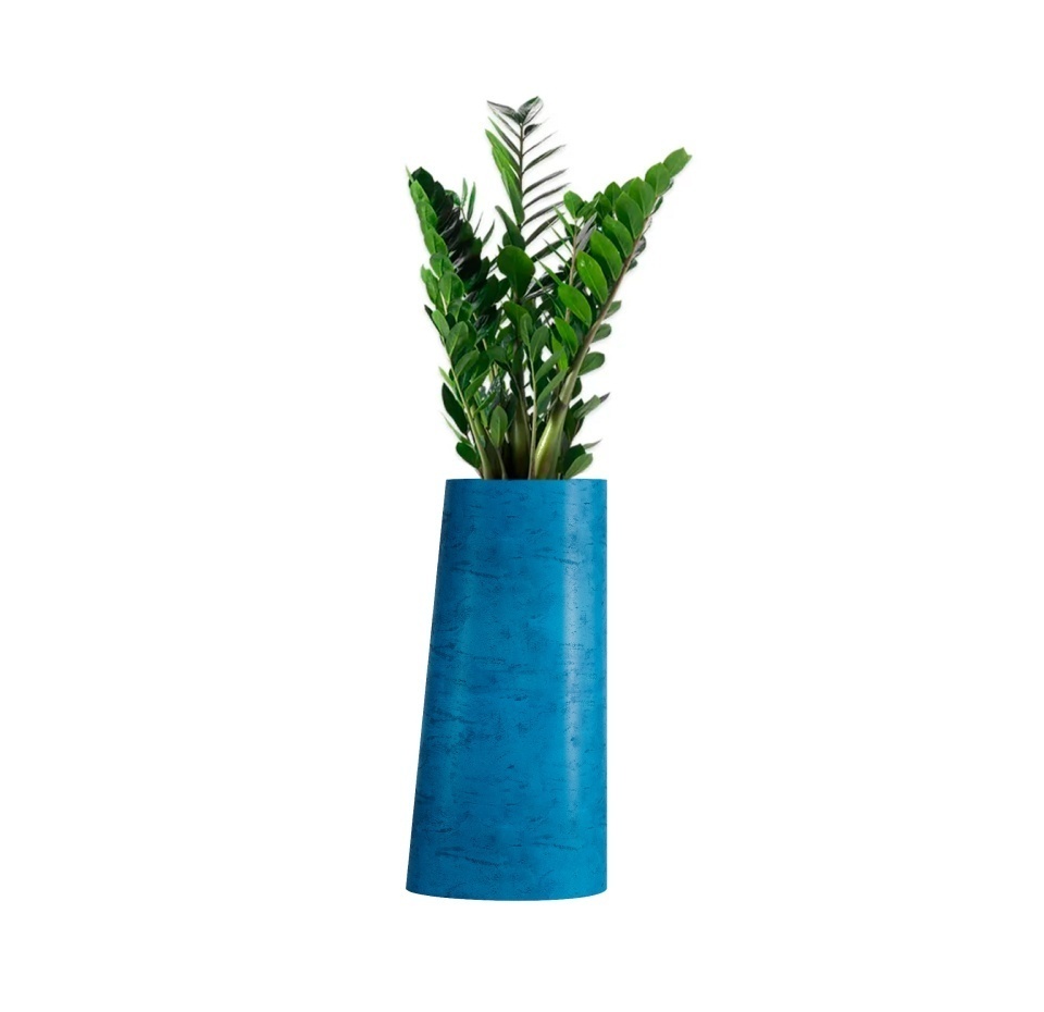 Кашпо CONCRETIKA DUET COBALT BLUE D41H104