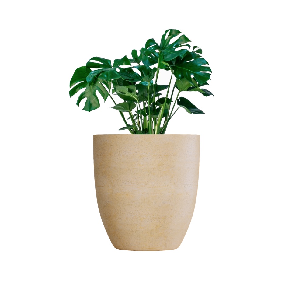 Кашпо CONCRETIKA VASE 3 LEMON D75H82