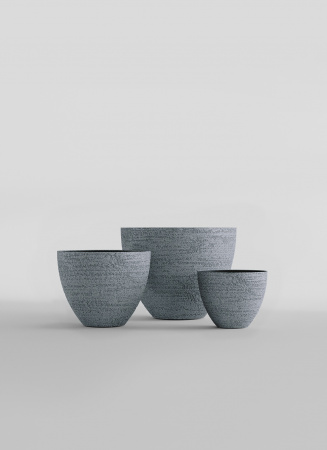 Кашпо CONCRETIKA UPON EROSIA GREY D75H65