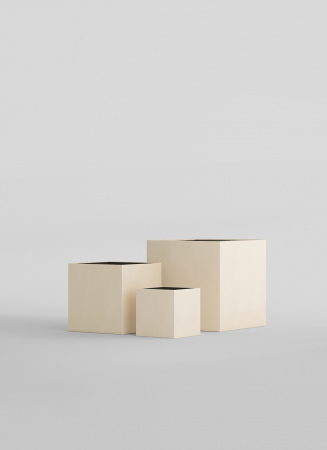 Кашпо CONCRETIKA CUBE SAHARA 60x60x60