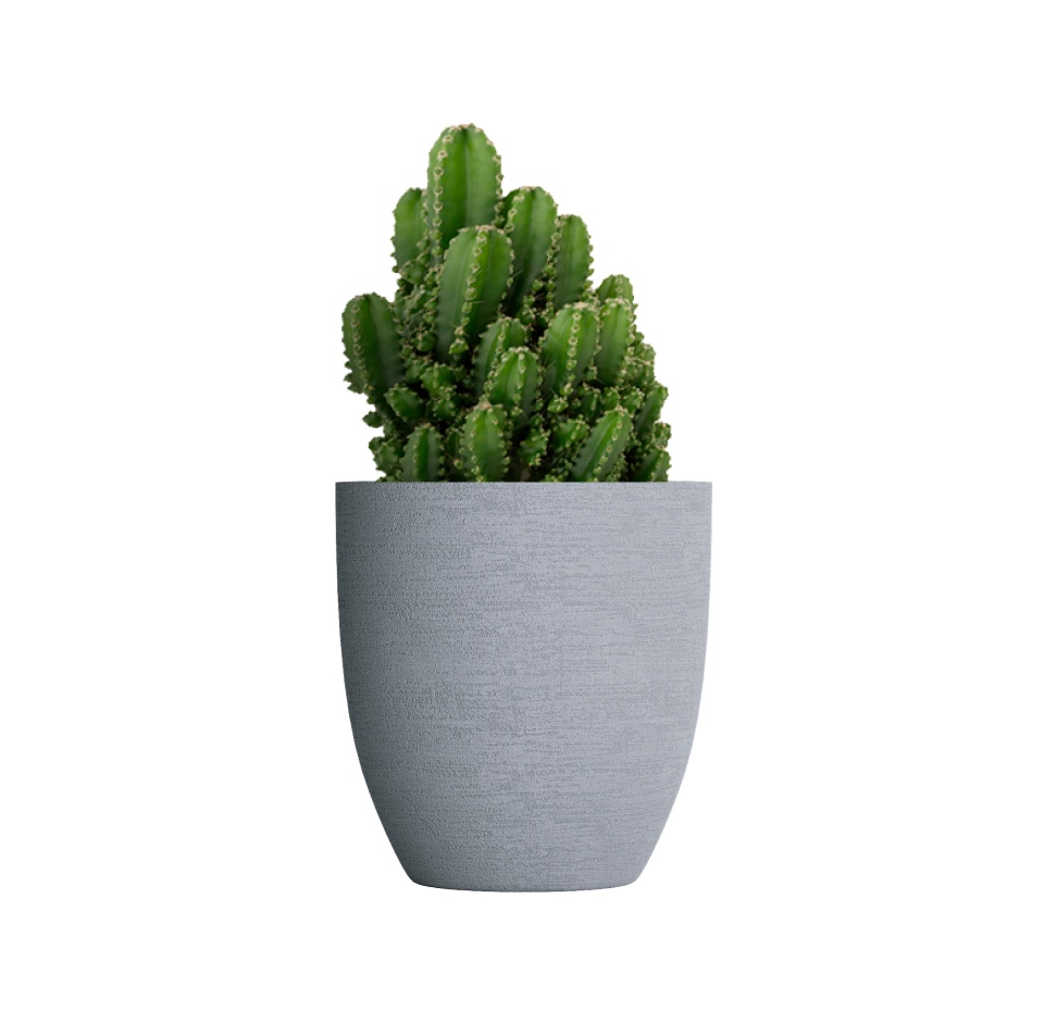 Кашпо CONCRETIKA VASE 3 EROSIA WHITE D50H55