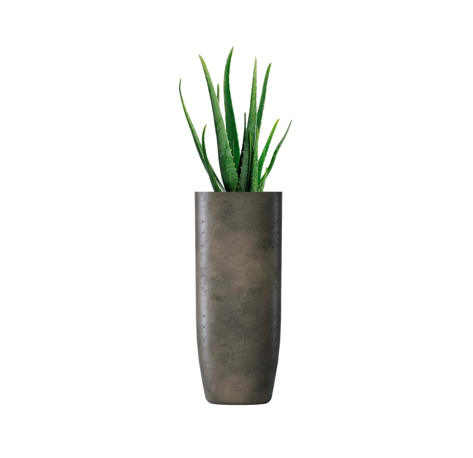 Кашпо CONCRETIKA YAR BREZENT GREY D40H87