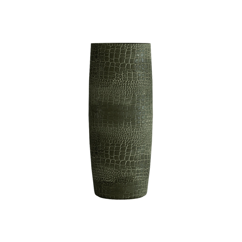 Кашпо CONCRETIKA CIGAR CAYMAN GREEN D27H70
