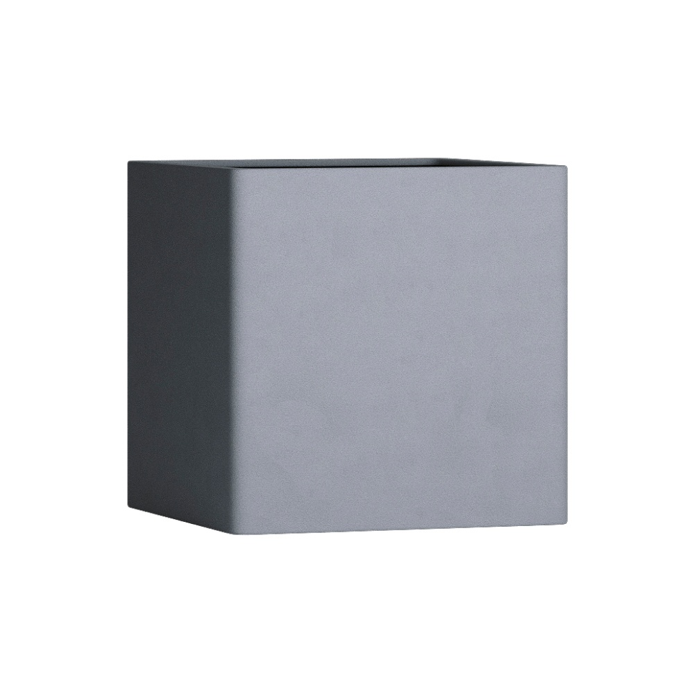 Кашпо CONCRETIKA QUADRO ARCTIC BLUE 50x50x50
