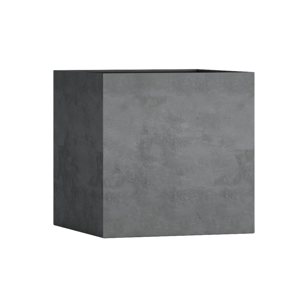 Кашпо CONCRETIKA CUBE SMOKEY BLUE 50x50x50