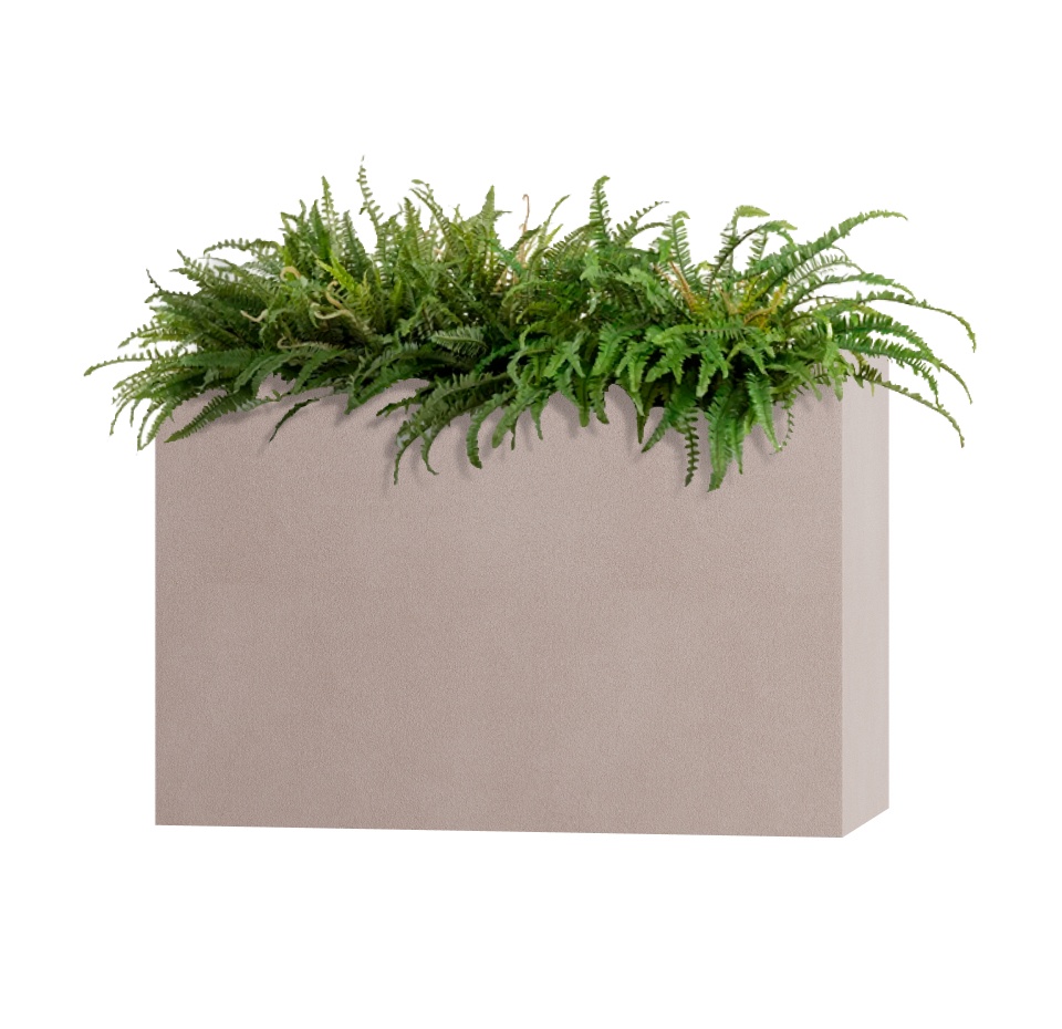 Кашпо CONCRETIKA DIVIDER COCOA 90x35x70
