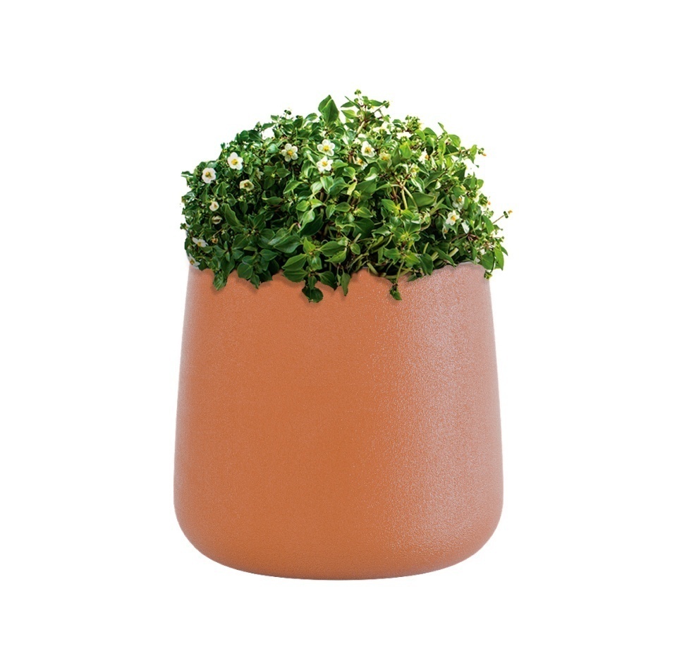 Кашпо CONCRETIKA CONE CARROT D32H36