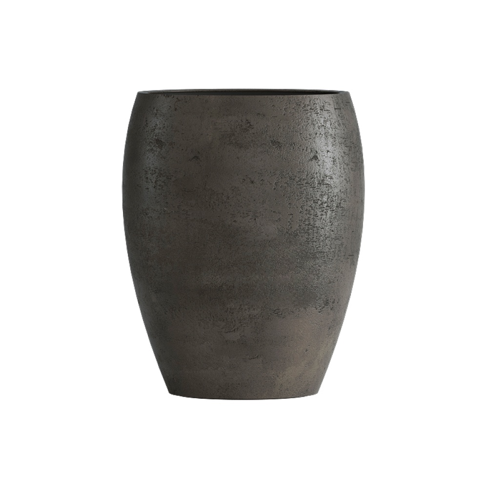 Кашпо CONCRETIKA OVAL BREZENT GREY D30H41