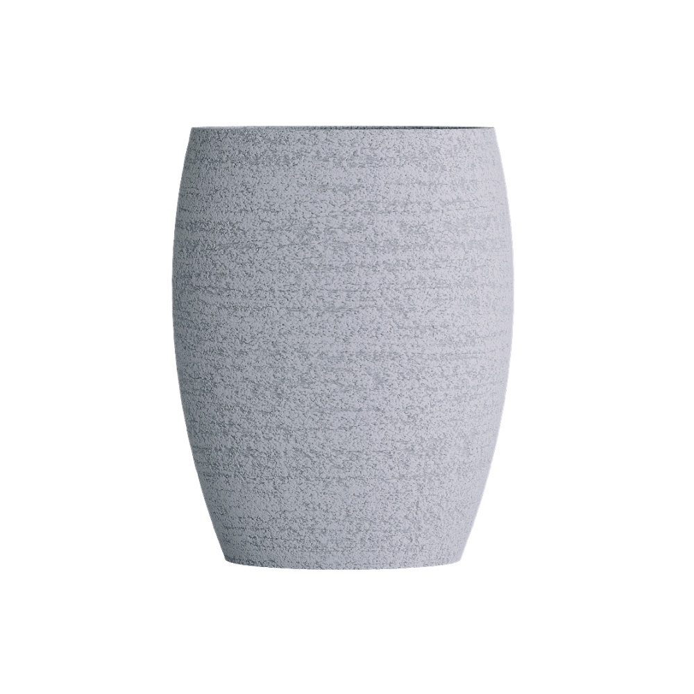 Кашпо CONCRETIKA OVAL EROSIA WHITE D60H88
