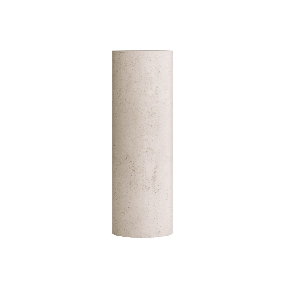 Кашпо CONCRETIKA CYLINDER CONCRETE WHITE D30H90