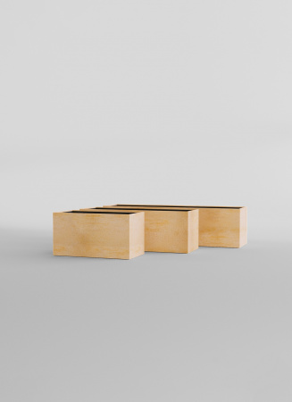Кашпо CONCRETIKA BALCONY LEMON 80x20x20