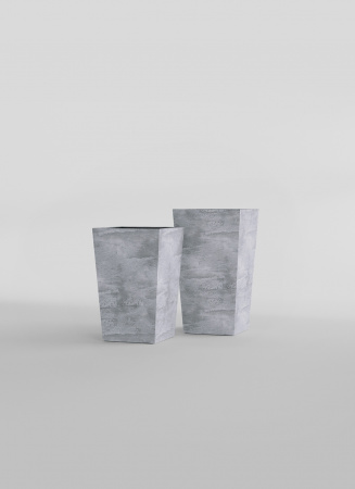 Кашпо CONCRETIKA CONIC CONCRETE GREY LIGHT 30x30x50