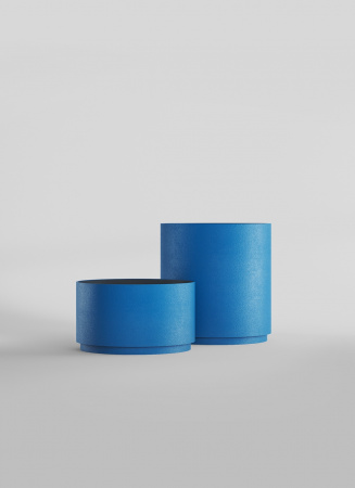 Кашпо CONCRETIKA CYLINDER XL DARK BLUE D80H85