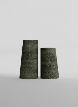 Кашпо CONCRETIKA DUET CAYMAN GREEN D41H104