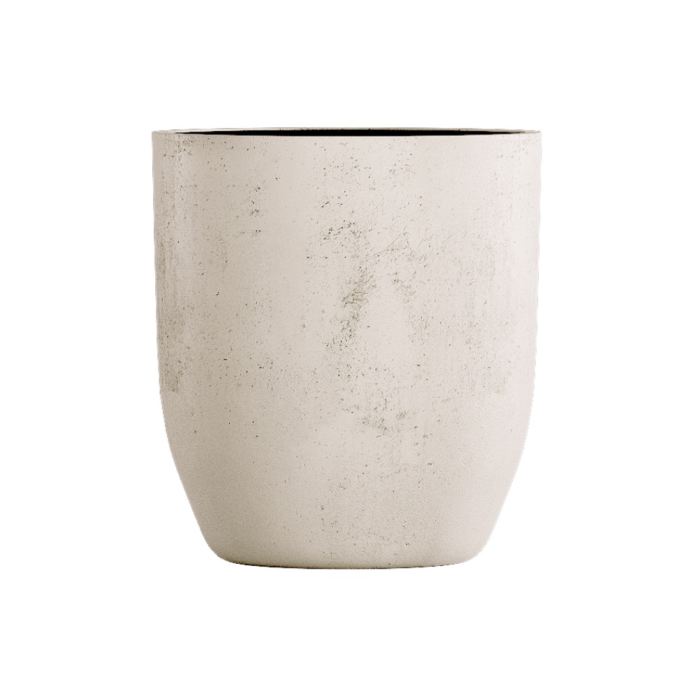 Кашпо CONCRETIKA YAR CONCRETE WHITE D40H44