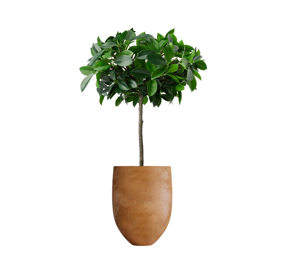 Кашпо CONCRETIKA BARREL CLASSIC CLAY D41H60