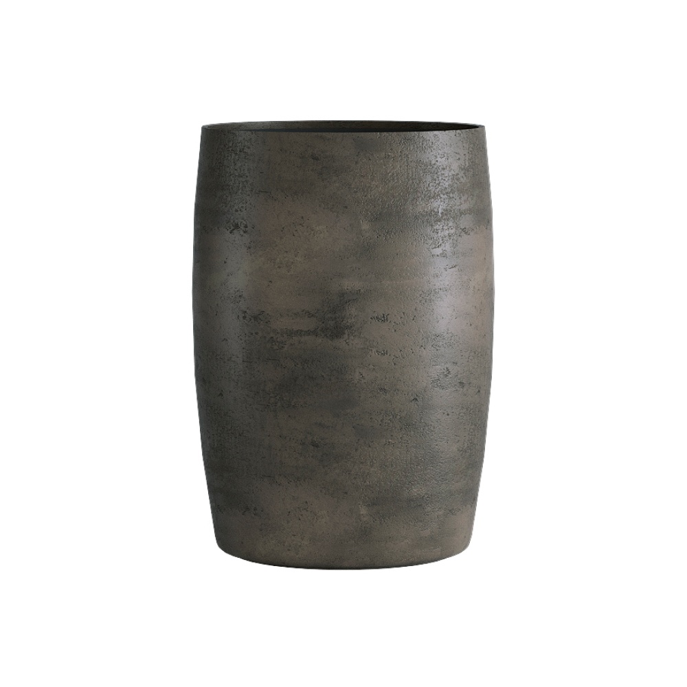 Кашпо CONCRETIKA CIGAR BREZENT GREY D37H57