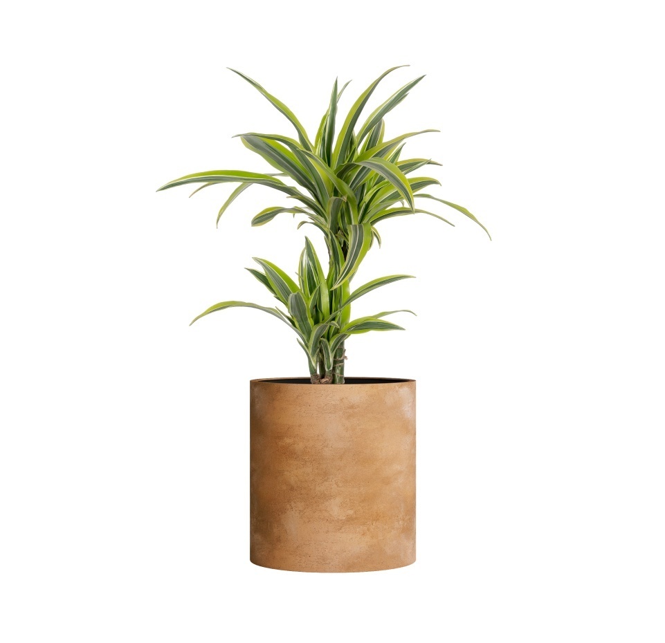 Кашпо CONCRETIKA CYLINDER CLASSIC CLAY D60H65