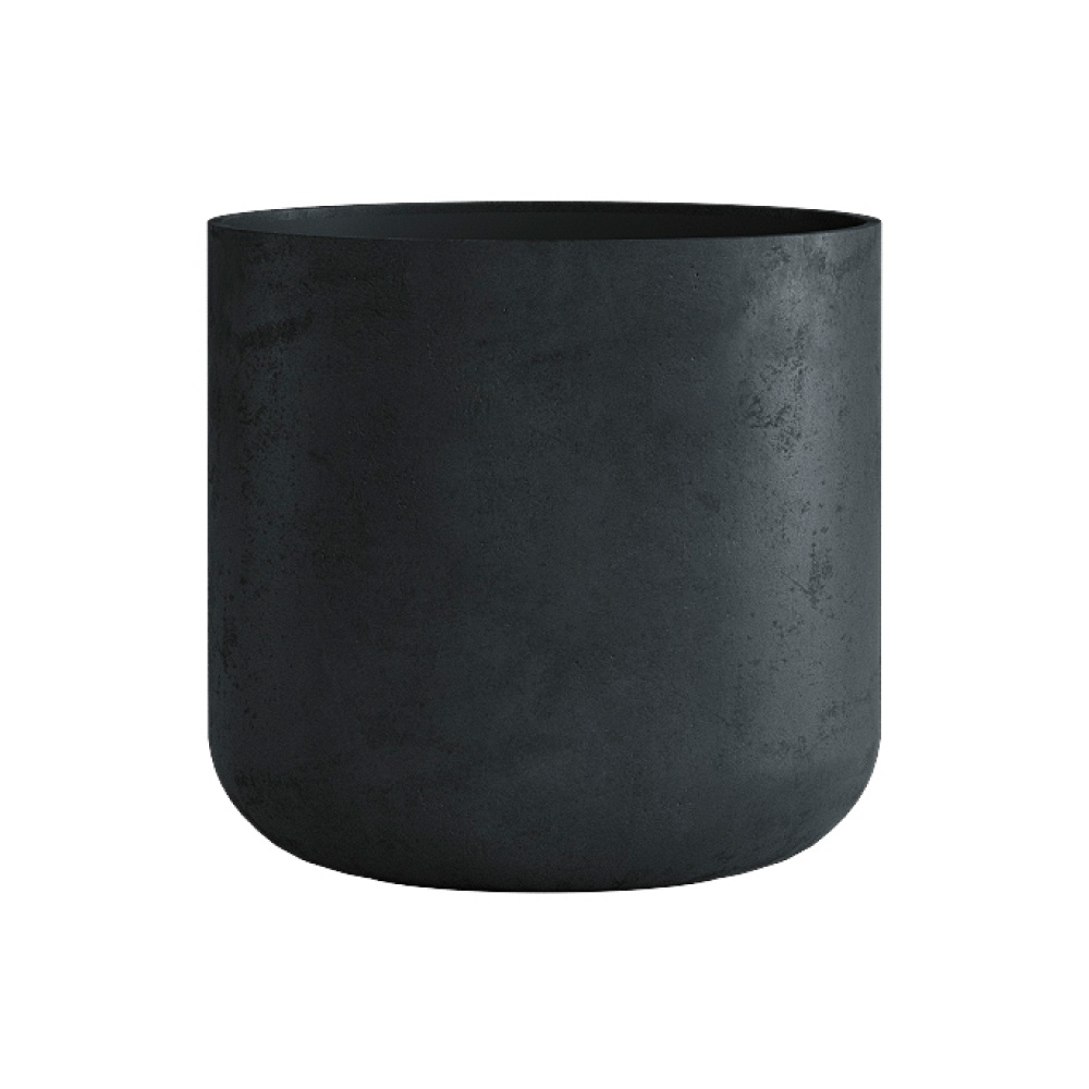 Кашпо CONCRETIKA TOPPER ANTHRACITE D40H40