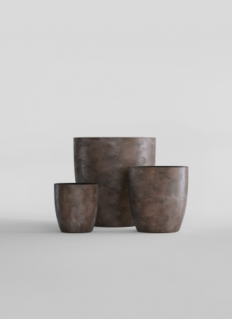 Кашпо CONCRETIKA VASE 3 TAUPE CONCRETE D40H45