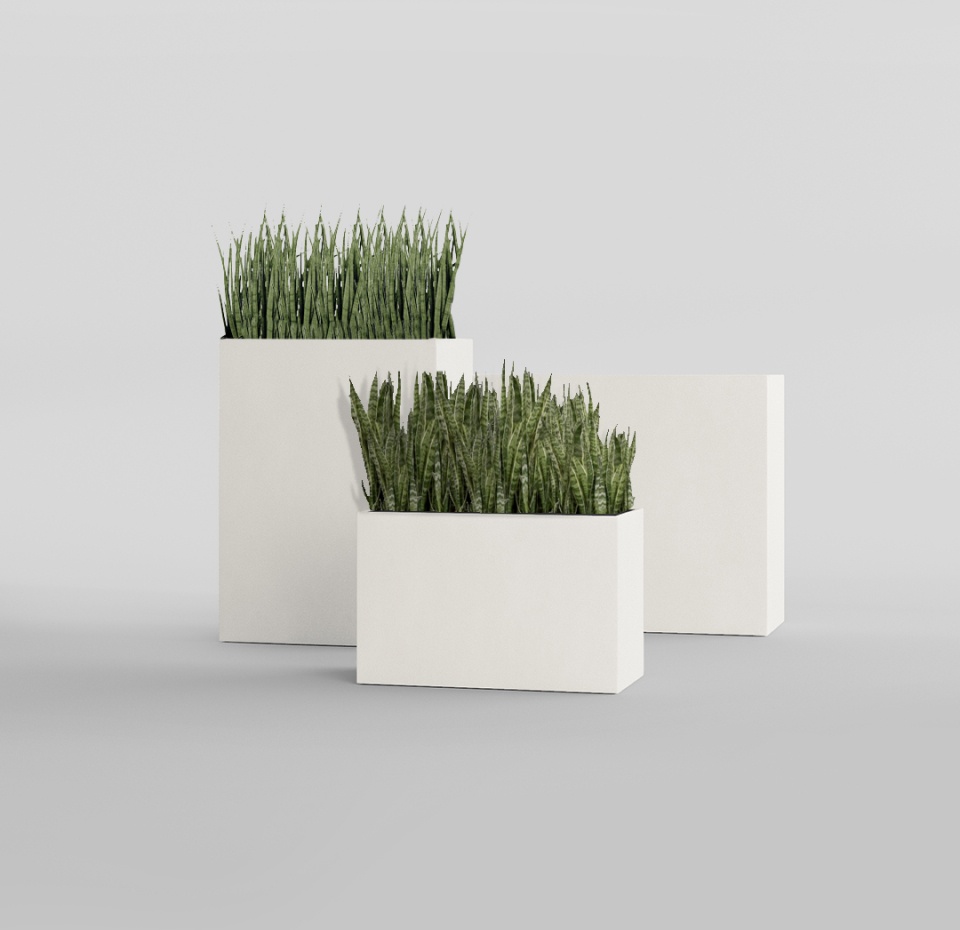 Кашпо CONCRETIKA DIVIDER SANTORINI 60x30x50