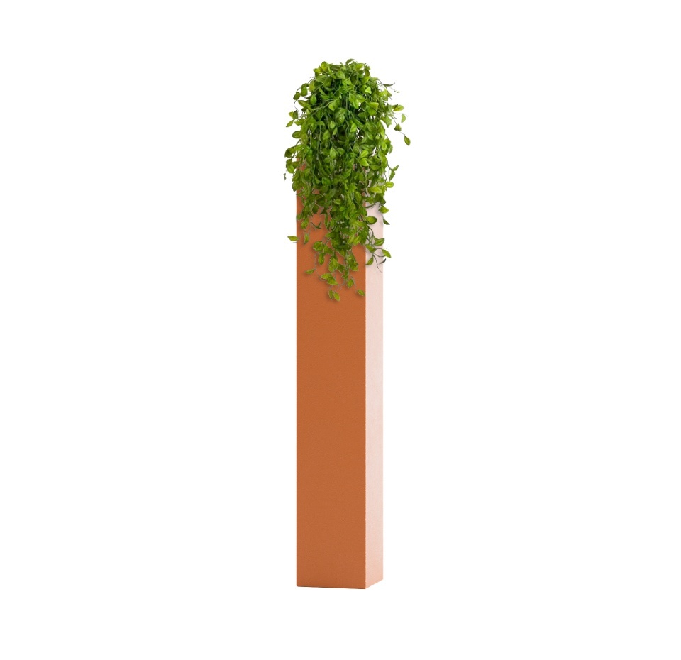 Кашпо CONCRETIKA COLONNA CARROT 20x20x120