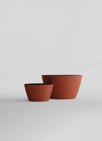 Кашпо CONCRETIKA BOWL TERRACOTTA D65H36