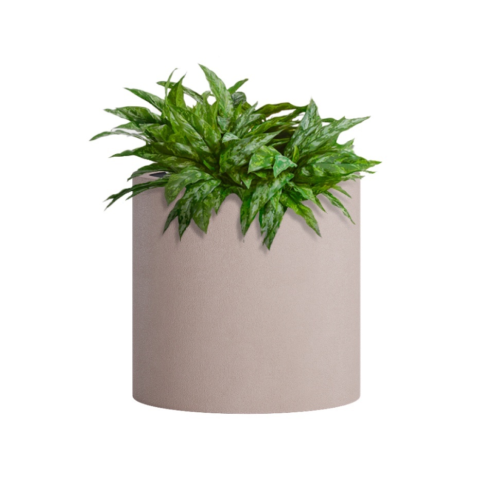 Кашпо CONCRETIKA CYLINDER COCOA D25H25