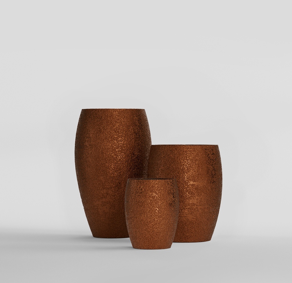 Кашпо CONCRETIKA OVAL RICH COOPER D60H88
