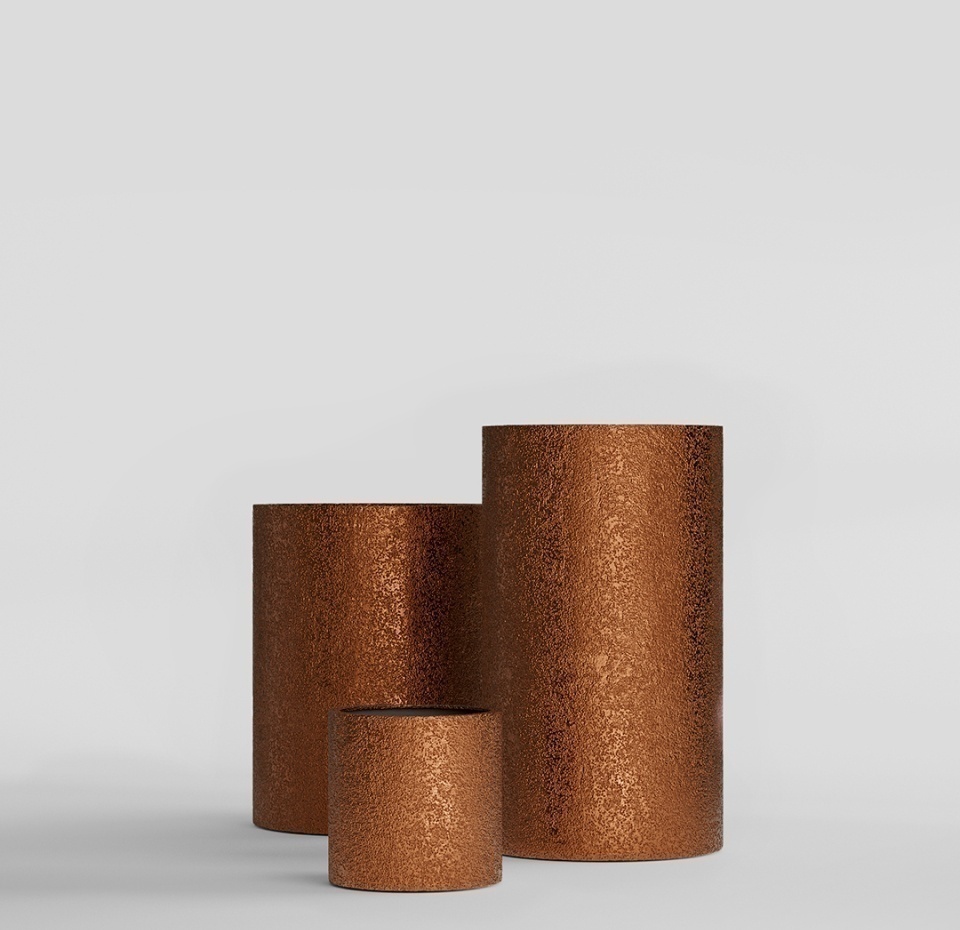 Кашпо CONCRETIKA CYLINDER RICH COOPER D45H45