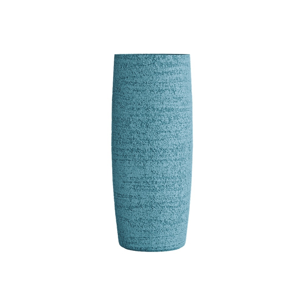 Кашпо CONCRETIKA CIGAR EROSIA BLUE D27H70