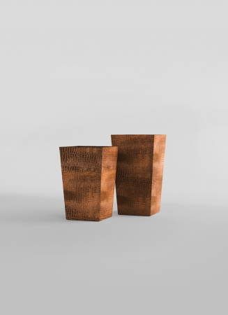 Кашпо CONCRETIKA CONIC CAYMAN BROWN 30x30x50